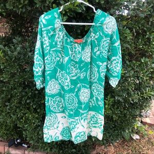 NWT Green Floral Dress